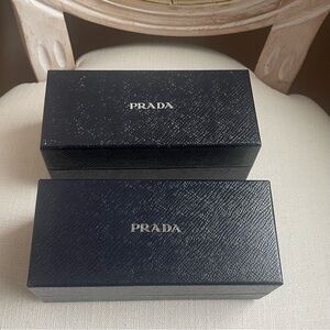 PRADA 2 eyeglasses boxes